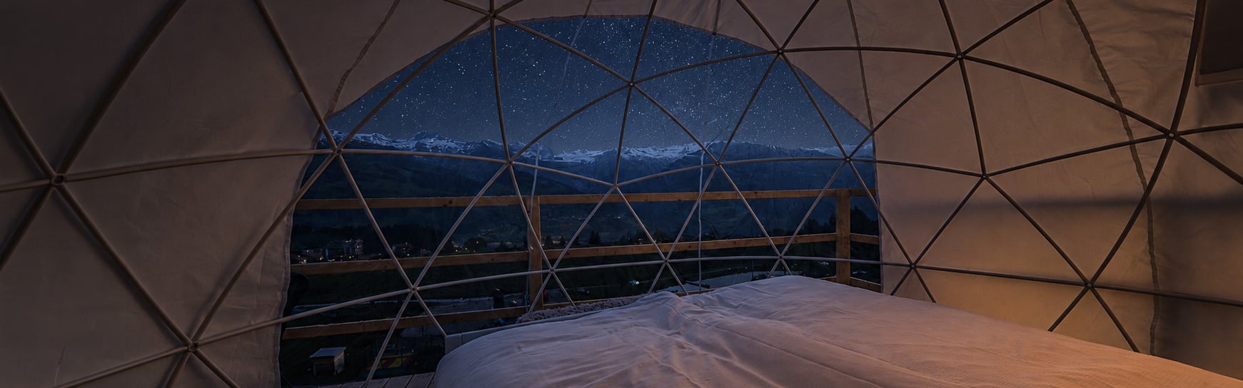 Bubble-Suite Obersaxen GR - Bergfenster
