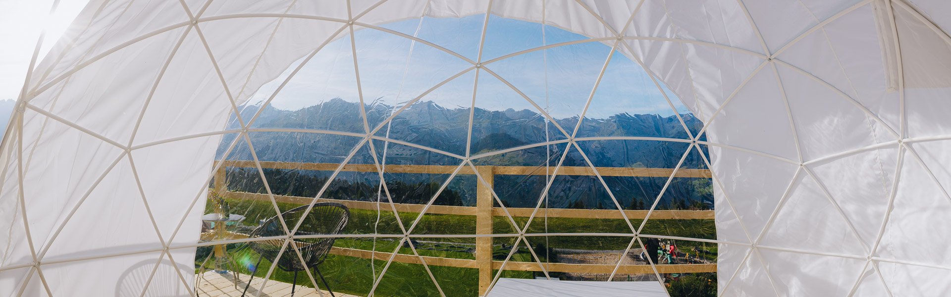 Bubble-Suite Obersaxen GR - Bergfenster